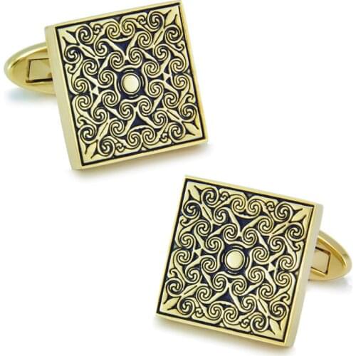 SPARTA gold Electroplated Golden color cufflinks Free Shipping