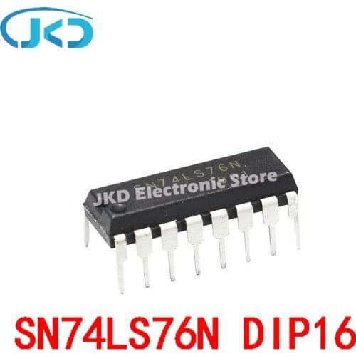 10pcs SN74LS76N 74LS76N 74LS76 DIP-16 New IC