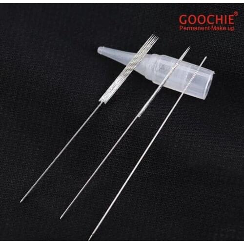 Goochie Tattoo Needle RL1 RL3 RL5 Needle And Cap Permanent Makeup Machine Tip