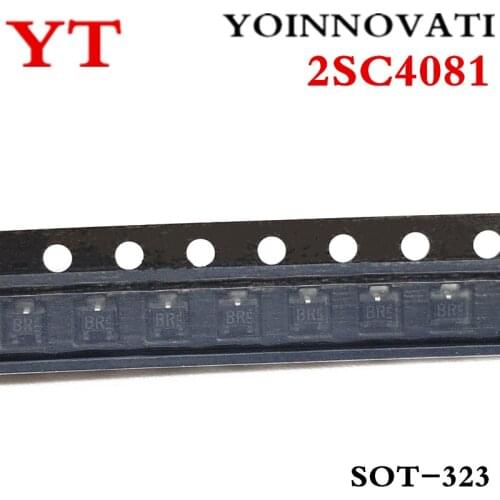 100pcs/lot 2SC4081 2SC4081-R 2SC4081T106R SOT-323 Marking BR IC