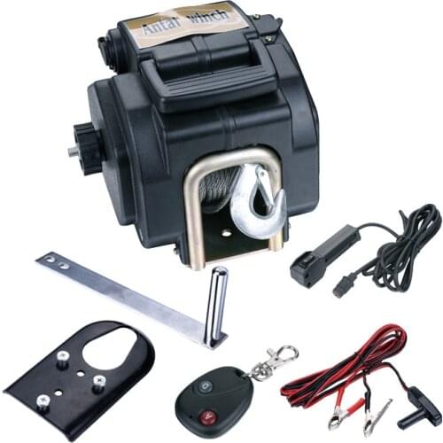 12V 3500 pound Electric Marine winch With wireless remote contr
