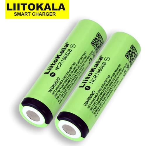 8PCS Liitokala 2019 New original 18650 3400mAh lithium battery NCR18650B 3.7V battery for flashlights