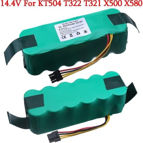 Battery for Kitfort KT504 Haier T322 T321 T320 T325/Panda X500 X580/Ecovacs Mirror CR120/Dibea X500 X580 Robotic Vacuum cleaner