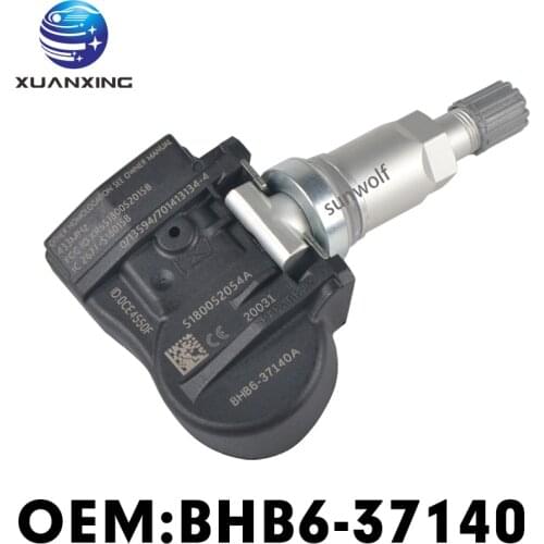 BHB6-37140 Tire Pressure Sensor Monitoring System TPMS 433Mhz For Mazda 2356 CX-5 CX-7 CX-9 MX-5 GS1D37140