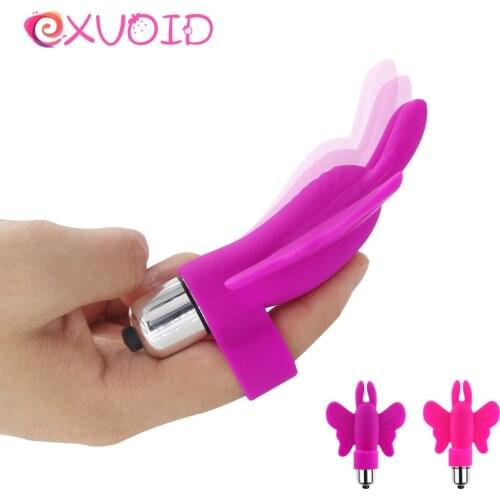 EXVOID Silicone Bullet Vibrators for Women Jump Egg Sex Shop Butterfly Vagina G-spot Massager Finger Vibrator Sex Toys for Women