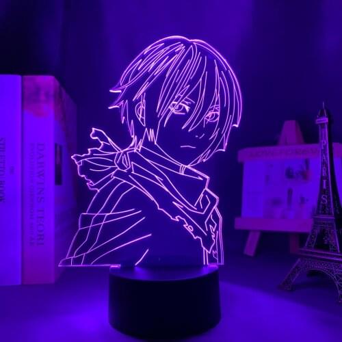 Anime Noragami Yato Figure Led Night Light for Bedroom Decor Light Brithday Gift Manga Noragami 3d Table Lamp Acrylic