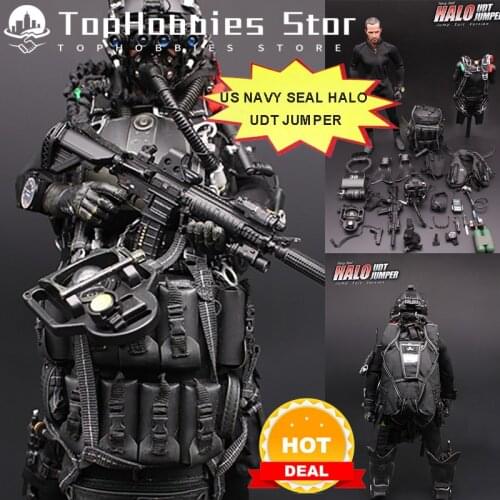 Collectible Figures Model Toys M004 1/6th US Mini times NAVY SEAL HALO UDT JUMPER toys Open high low Figure Equipment Gift