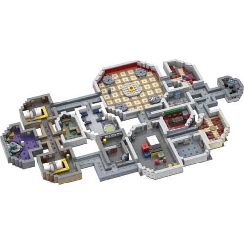 MOC Diy Building Blocks Bricks AmongING The Skeld Collection Undercover Game Blocks Toys Children Kids Birthday Gifts