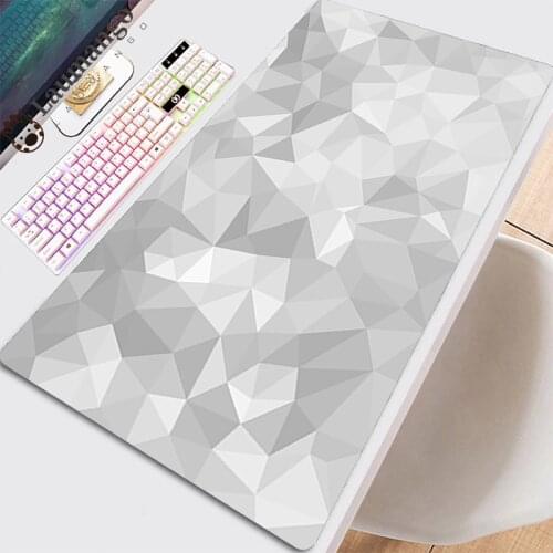 Mouse Pad Gamer Desk Gaming Accessories Keyboard Xxl Pad Pc Room Carpet Mats Table Pad Color Creative Personality Gray Gradient