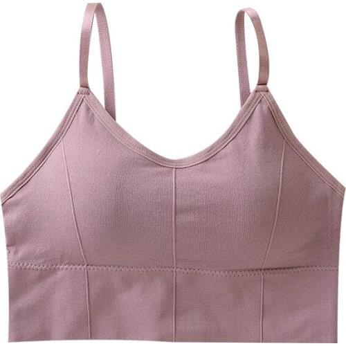 Hot 2021 Women Breathable Anti-Sweat Shockproof Padded Sports Bra For Athletic Gym Workout Top String