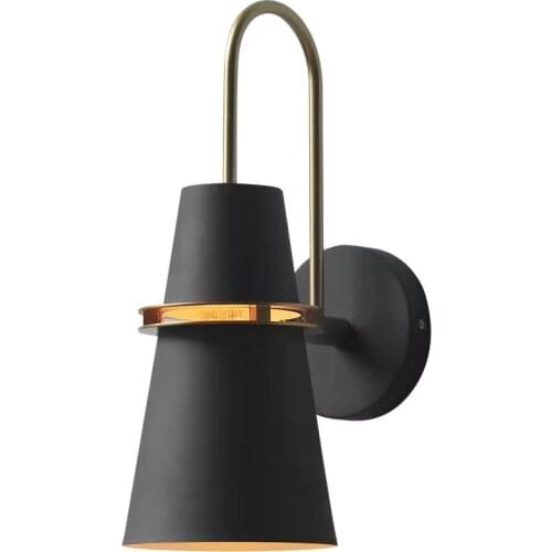 Loft Horn Metal Wall Lamp Fixture Luminaire Modern Wall Sconce Light for Bedside Corridor Aisel Room Lighting Nordic Home Decor