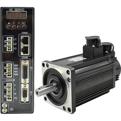 Made in China Brand new series servo 3.8kw AC servo motor driver and cables system 220V 15Nm 2500rpm servo kit for CNC