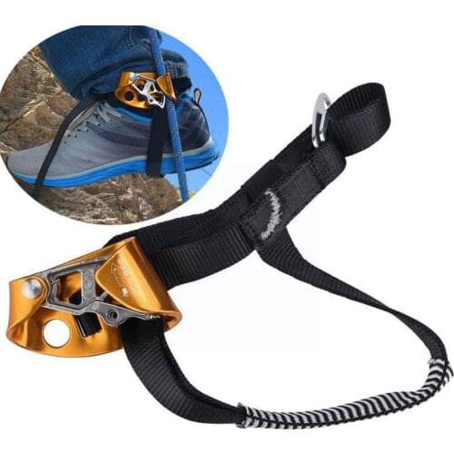 Outdoor Right Foot Ascender Riser Rock Climbing Mountaineering Ascender Equipment Accessories Foot Climber Mountaineering J3V4