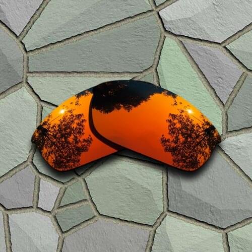Red Orange Sunglasses Polarized Replacement Lenses for Oakley Flak Jacket