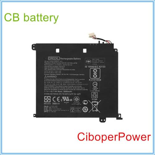 Original New 43.7Wh DR02XL Battery for 11 G5 HSTNN-IB7M 859027-121