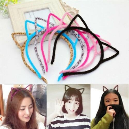 Fashion Lady Girl Lovely Cat Ear Hairbands Headbands Party Decor Cosplay Metal Hair Accessories Hair Band Halloween&Christmas