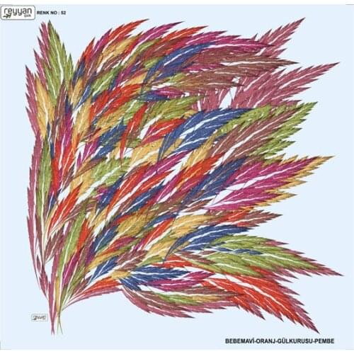 REYYAN SILK OYALIK WRITING (NEW QUALITY)-DESEN-19 - RENK-52