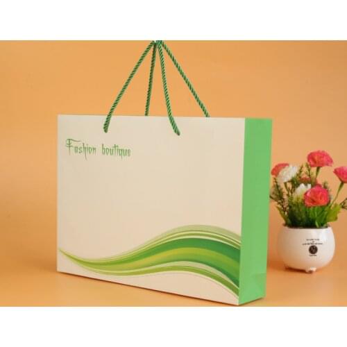 Luxury boutique retail shopping gift packaging custom printed black small paperbag with your own logo --XP2294