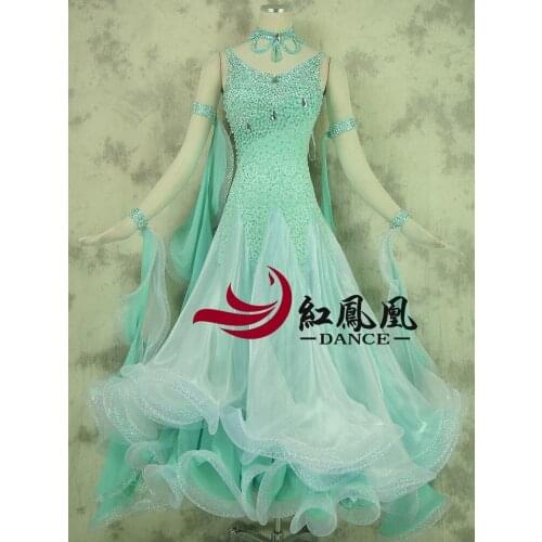 Standard Ballroom Dance Dresses High Quality Stage Flamenco Tango Waltz Dancing Costume Women Ballroom Competition Dress