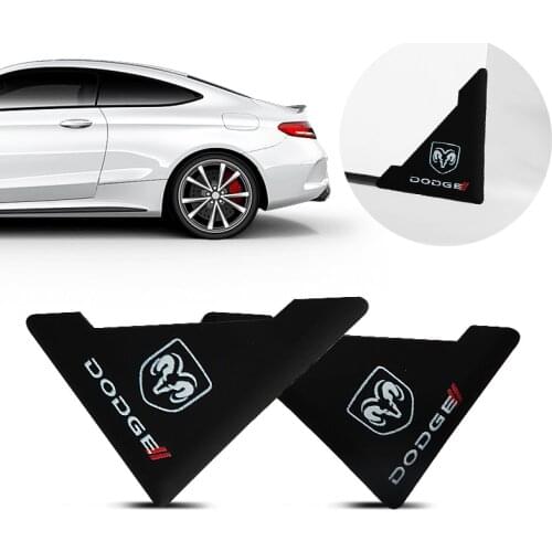 Car Door Corner Cover Bumper Protector Anti-Scratch Sticker For Dodge caliber ram 1500 caravan charger grand caravan journey