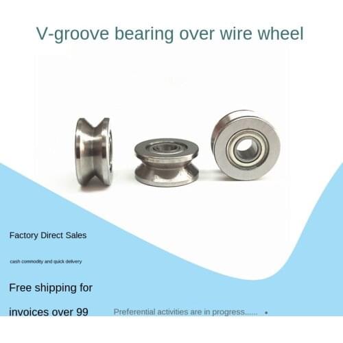 Outer ring grooved bearing V-groove drawing machine v624z straightener v623z groove straightener pulley home tools