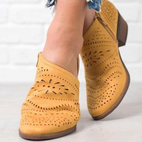 ZMPDXY Low-heeled Shoes