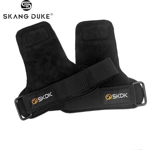 1 Pair Weight Lifting Gloves Gym Grips Adjustable Padded Wrist Wraps Support Palm Protector Heavy Duty Straps Bodybuilding