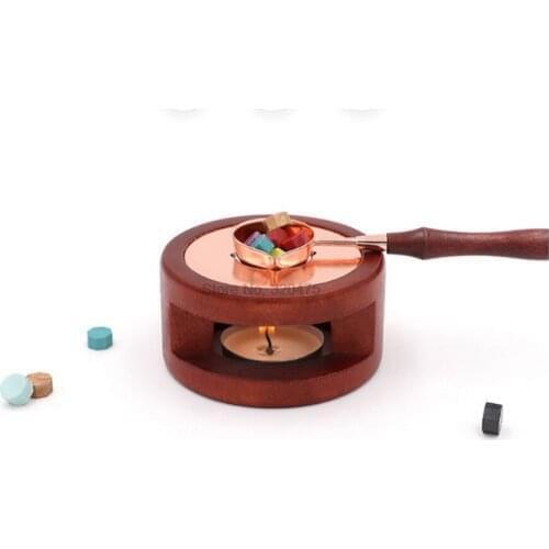DHL 100pcs Creative Stamp Wax Seal Beads Sticks Warmer Wax Sticks Melting Glue Furnace Tool Stove Pot For Wax Seal Stamp Candle