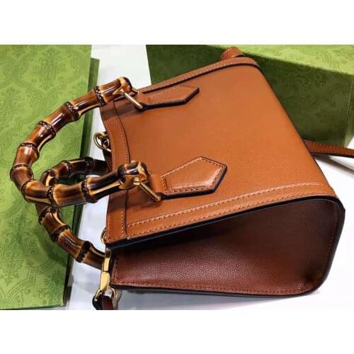 2021 New Woman Luxury Brand Genuine Leather Crossbody Shoulder Bags Ladies Bamboo Joint Handbags Female Top Handle Totes