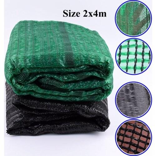 2x4m Hi-quality Anti-UV HDPE Shading Net Balcony Fence Safety Net Shading Net Canopy Sail Succulent Plant Cover Shelter Awning