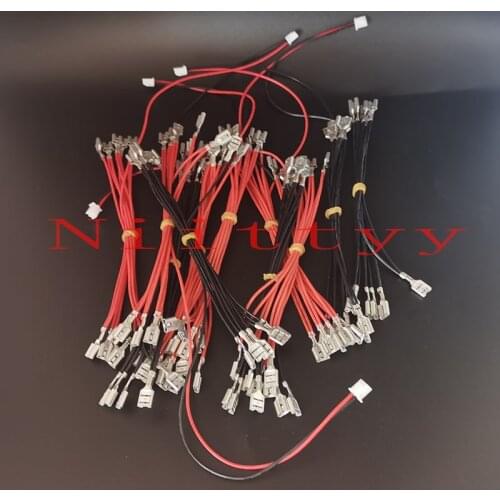 10sets arcade wire 6.3mm or 4.8mm Quick 2pin Cables 5V / 12V Illuminated Light Bulb Cable To USB Encoder for Arcade LED Button