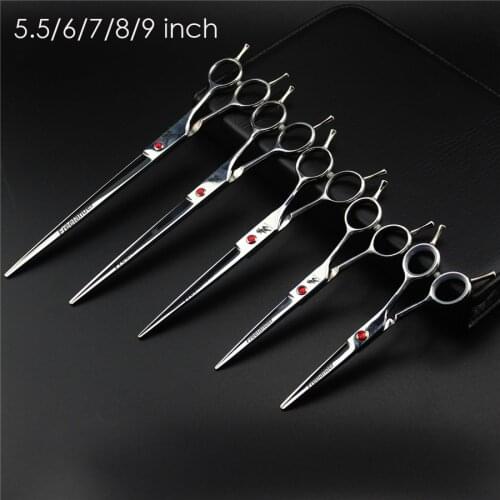 9 Inch Professional Pet Scissors 7 inch 8.0 inch Cutting Shears Dog Grooming Cutting Scissors Straight scissors