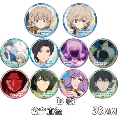 1pc 58mm brooch Invented Inference Iwanaga Kotoko pins acrylic badges