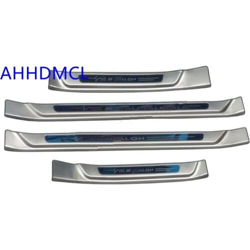 Car Welcome Pedal Threshold Strip Door Sill Strip For Avalon 2019 2020