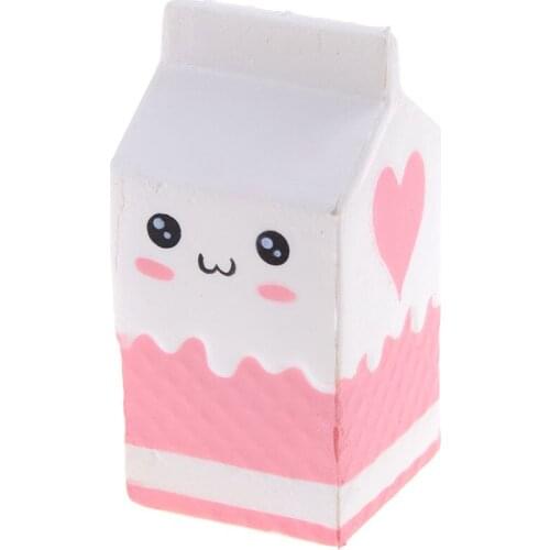 Milk Bottle/can/box Eric Squeeze Slow Rising Jumbo Cell Phone Key Chain Strap Pendant Roll Squishes PU Cute Toys