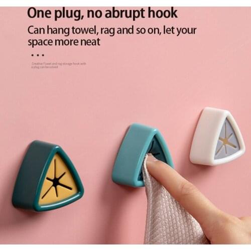 Towel Holder Sucker Wall Window Bathroom Tool Kitchen Storage Hooks Washing Cloth Hanger Rack Rag Convenient Organizer Racks