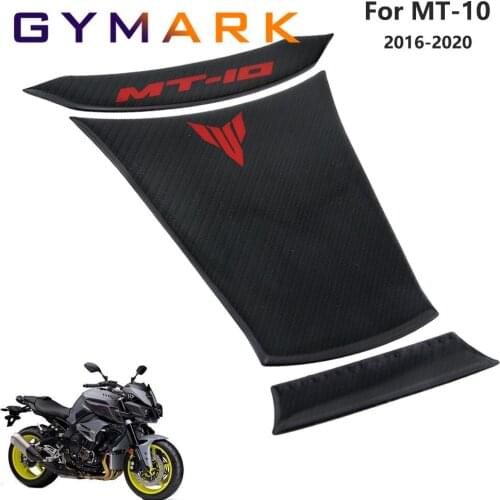 For Yamaha MT10 MT-10 2016-2020 Motorcycle Tank Pad Protector 3D Gel Paint Protection Carbon Fiber Fuel Tank Adhesive
