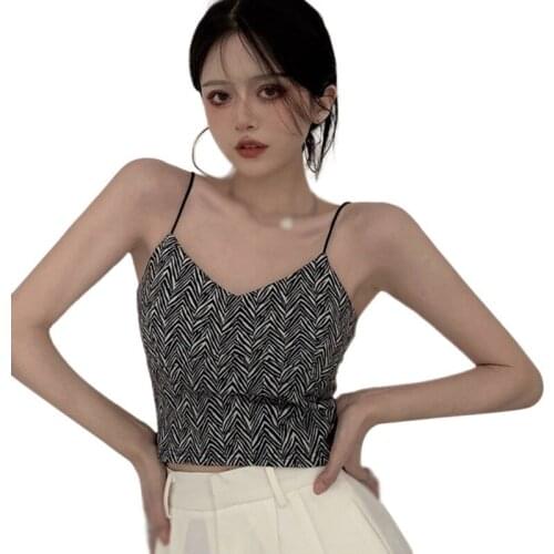 Women V Neck Camisoles Sleeveless Vest Knited Tops Blue/Yellow/Black Summer Tank Tops