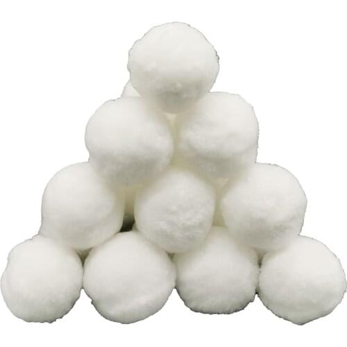 1.5 Lbs Pool Filter Balls Eco-Friendly Fiber Filter Media Alternative To Sand For Swimming Pool Aquarium Filters Good Elasticity