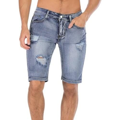 GAOKE Men's Denim Shorts
