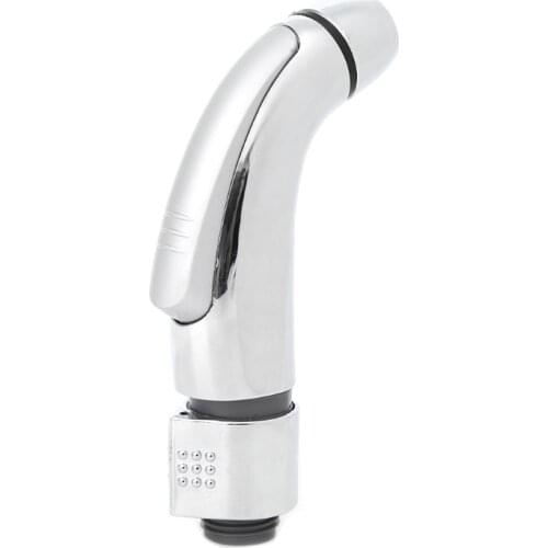 Chrome ABS Toilet Handheld Bidet Sprayer Shattaf Cloth Diaper Anal Enema Shower Head