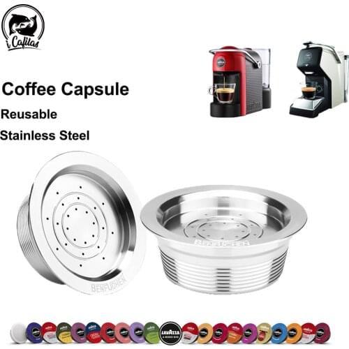 Icafilas for Lavazza Mio Coffee Capsule Reusable Stainless Steel Coffee Filter for Lavazza A Modo Mio JOLIE & ESPRIA Machine