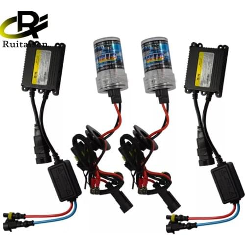 Xenon H7 H4 35W 55W Slim Ballast HID Kit Car Headlight Bulbs H1 H3 H11 9005 9006 880 4300k 6000k 8000K Replace Halogen Auto Lamp