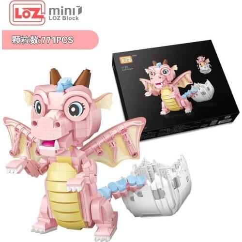 LOZ Blocks DIY Building Bricks Toy Cute Baby Dragon Model Toys for Children Juguetes Kids Gifts Girls Present 1122