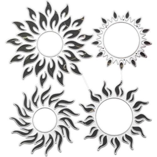 Sun Metal Cutting Dies Stencil Scrapbooking Album Stamp Paper Card Embossing Craft Decor for cutting dies