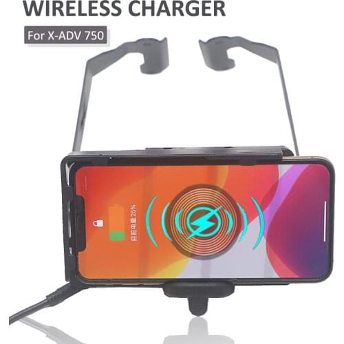 Mobile Phone USB Navigation Bracket Motorcycle USB Wireless Charging Mount For HONDA X-ADV 750 XADV XADV750 GPS Bar Mobile Phone