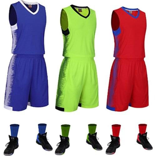 Fashion Kids Basketball Sets Men Basketball Jersey and Shorts Clothes Boys Girls Breathable Basketball Vest Tracksuits