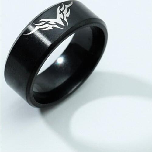 MOREDEAR New Design 8mm 316 Titanium Ring For Men And Women Fashion Jewelry Ring