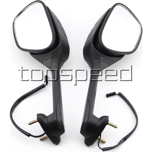 Motorcycle Rearview Mirrors For Suzuki GSXR600 GSXR750 2006-2015 2007 2008 2009 2010 2011 2012 2013 2014 Black