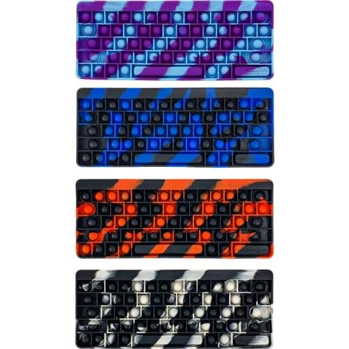 Jumbo Push pop Bubble Big Size Push Pop Fidget Toy Push Pop Keyboard Bubble with Letter Fidget Sensory Toys